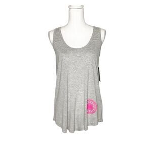 A.L.C. SoulCycle Gray Pink Wheel Warrior Graphic Racerback Tank Top Small NWT